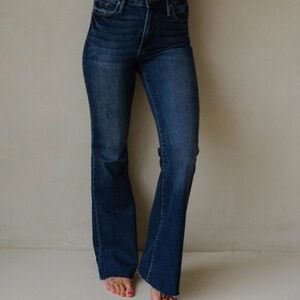 Just Black Dark Blue Flare Jeans